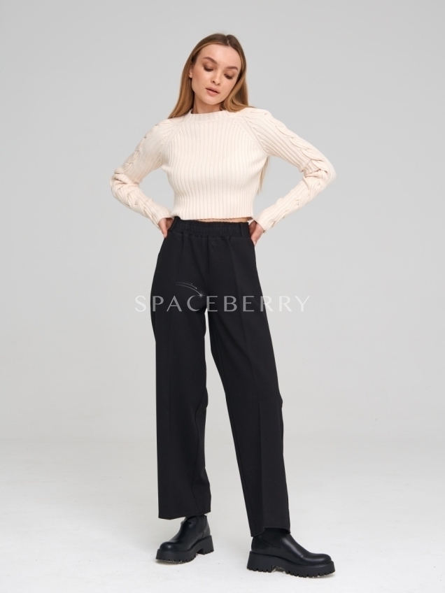 Женские широкие брюки, штаны классика